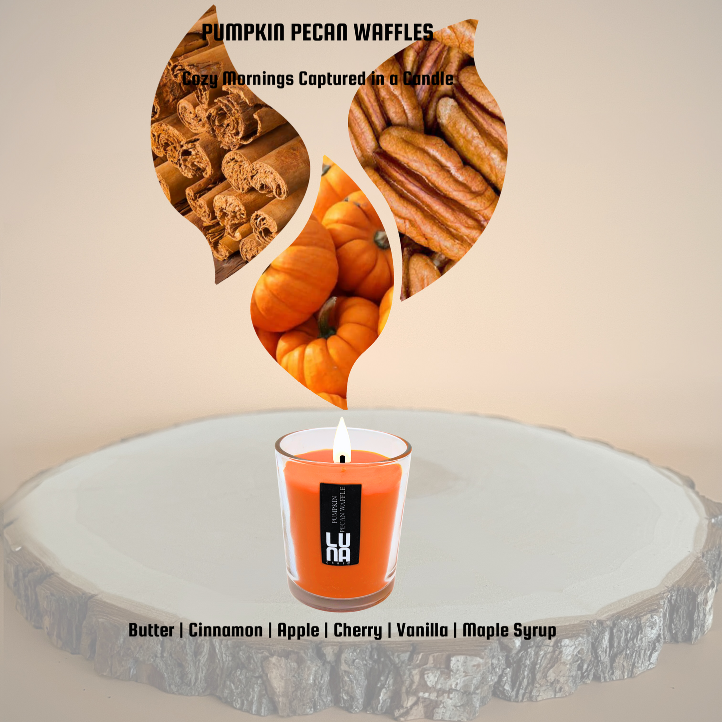 Pumpkin Pecan Waffle